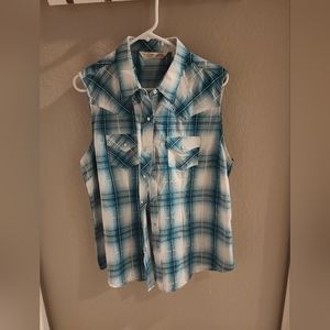 Cumberland Outfitters Boot Barn Sleeveless T-Shirt Western